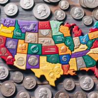 State Quarter Maps - The Coin Supply Store