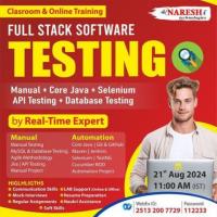 Attend the Free Demo Full Stack Software Testing in NareshIT