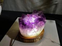 Amethyst Crystal Lamp