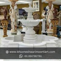 Give your Home Luxurious Touch with Marble Fountain - Bhuvneshwari Moorti Art