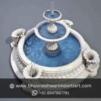 Give your Home Luxurious Touch with Marble Fountain - Bhuvneshwari Moorti Art