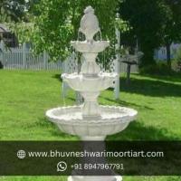 Give your Home Luxurious Touch with Marble Fountain - Bhuvneshwari Moorti Art