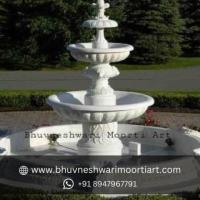 Give your Home Luxurious Touch with Marble Fountain - Bhuvneshwari Moorti Art