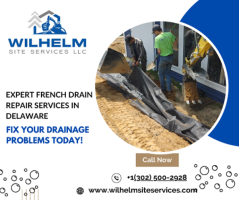 Expert French Drain Repair Services in Delaware – Fix Your Drainage Problems Today!