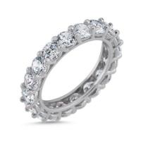 Sterling Silver Eternity Ring at Zehrai