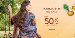 Janmashtmi Big Sale, Flat 50% OFF When You Buy 2