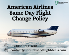 American Airlines Same Day Flight Change