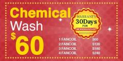 Aircon Chemical Wash $60