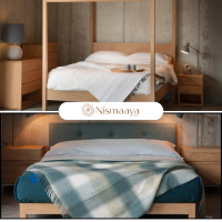 SHOP the Latest Double Bed Designs with Special Prices Only at Nismaaya Decor Online