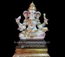 Buy Divine White Marble Ganesha Statue For Your Home