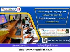 Improve your English listening skills quickly with digital teacher English language lab software.