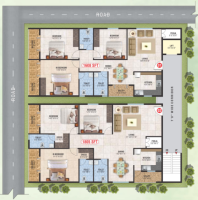 1608 Sq.Ft Flat with 3BHK For Sale in Kalkere