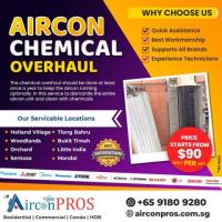 Aircon chemical overhaul service, Singapore