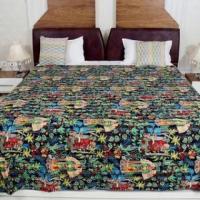 Buy Handmade Kantha Quilt from Linen Connection