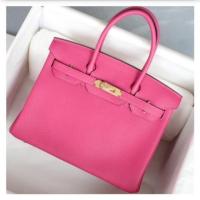 HERMES Birkin 30 Rose Mexico Togo