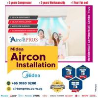 Midea Air conditioner Installation, Singapore.