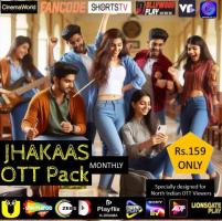 SOLID JHAKAAS SPECIAL PACK – 29 Apps & 300+ Channels – 1 Month OTT Pack