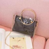 Glamorous Clear and Gold Purse | Fashion-Forward Accessory