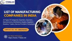 Download Top List of Manufacturing Companies in India