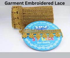 Garment Embroidered Lace