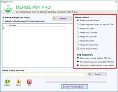 The best solution to quickly merge several Outlook PST files