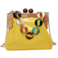 Elegant Transparent Purse with Chain - Trendy & Versatile