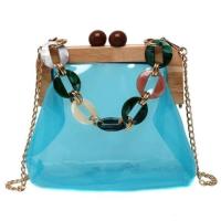 Elegant Transparent Purse with Chain - Trendy & Versatile