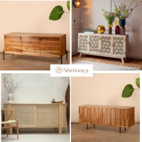 Buy Stylish and Durable Cabinets and Sideboards for Modern Interiors from Nismaaya Decor