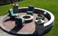 Outdoor fireplace contractors Huntersville