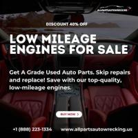 Low Mileage Engines for Sale | All Parts Auto Wrecking