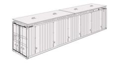 Buy 40ft high cube hard top open top containers | LOTUS Containers