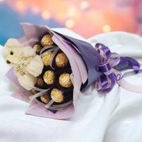 Order Flower Chocolate Bouquet With Free Delivery