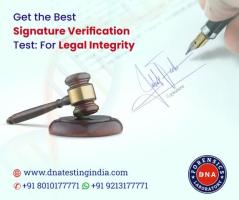 Get Affordable Signature Verification Test Services at DNA Forensics Laboratory