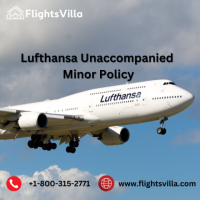 How do I book Lufthansa unaccompanied minor service?