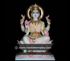 Get a premium-quality Goddess Maa Laxmi statue from Marble Artifacts.