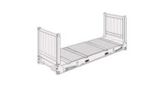 20ft flat rack containers for sale | LOTUS Containers