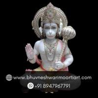 Get a high-quality Lord Hanuman marble statue.