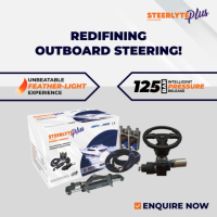 Power-Assisted Boat Steering System | Steerlyte Plus