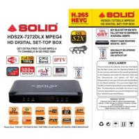 SOLID HDS2X-7272DLX S2X H.265 HD FTA Set-Top Box