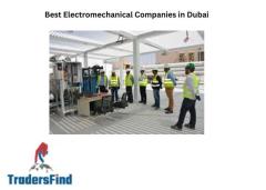 Outstanding Electromechanical Companies in Dubai | TradersFind