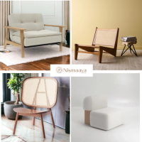 SHOP Affordable Lounge Chairs for Living Room Spaces Online at Nismaaya Decor