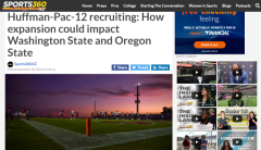 Huffman: PAC-12 Recruiting and Expansion Impacts Washington State and Oregon State