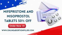 Mifepristone and Misoprostol tablets 50% off 