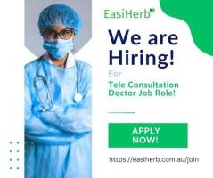 Tele Consultation Doctor Job - EasiHerb - Apply Now!