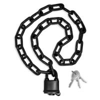 Durable Weatherproof Chain with Keyed Padlock