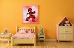 Chibi Ninja Superhero Poster | Cute & Vibrant Wall Art for Kids & Anime Lovers