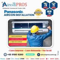 Panasonic aircon installation, Singapore