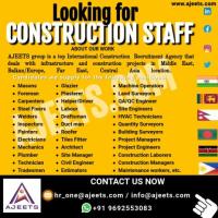 Looking for on-site construction workers from India, Nepal