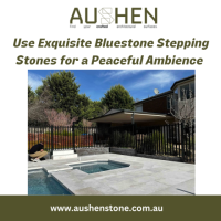 Use Exquisite Bluestone Stepping Stones for a Peaceful Ambience 