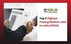 Start your journey toward success in jobs for biotech today at NIILM University!